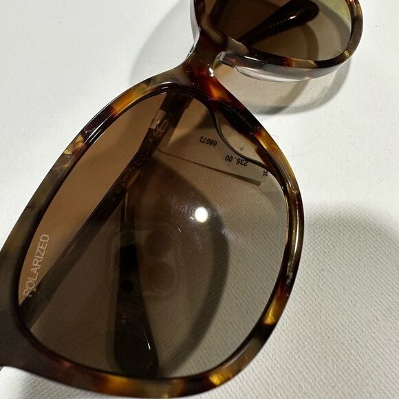 RAG & Bone Polarized Sunglasses RNB1035/ Semi Cat Eye Mocha size 55-17 md-lg NWT - Picture 6 of 12